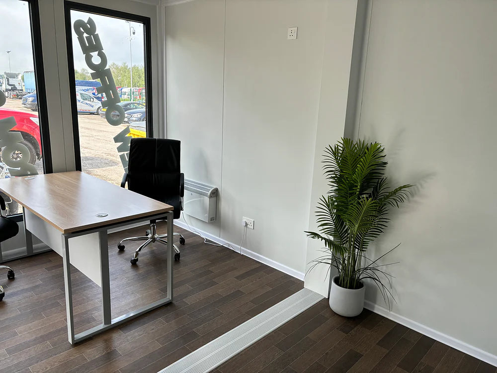 Verplaatsbare kantoormodules met opbergruimte en geïntegreerde badkamer