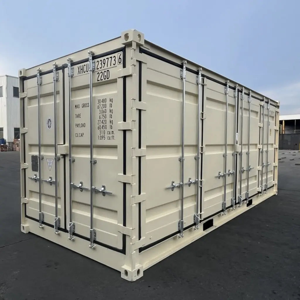 20ft Open Side (OS) Container – Nieuw en veelzijdig beige