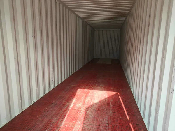 Gebruikte witte 40ft High Cube container