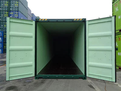 Nieuwe 40ft High Cube container, groen