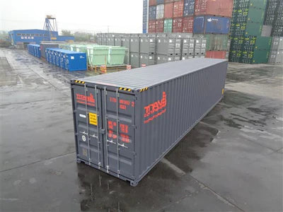 Nieuwe 40ft High Cube container, grijs