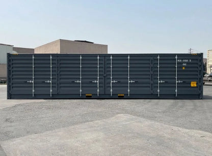 40ft Open Side (OS) Container – Nieuw Grijs