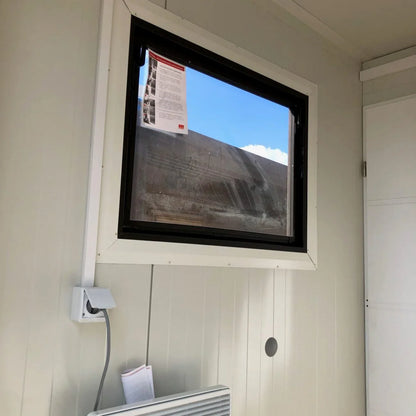 Sanitaire container van sandwichpanelen, 6,00 × 3,00 m