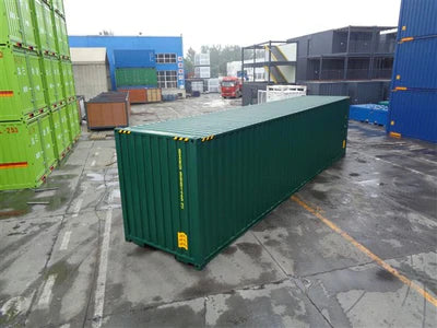 Nieuwe 40ft High Cube container, groen