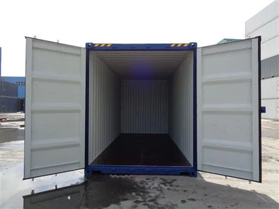 Nieuwe 20ft High Cube container, blauw