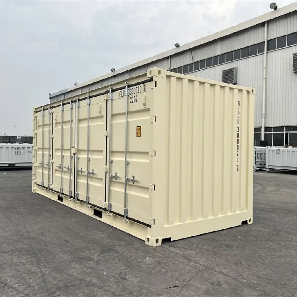 20ft Open Side (OS) Container – Nieuw en veelzijdig beige