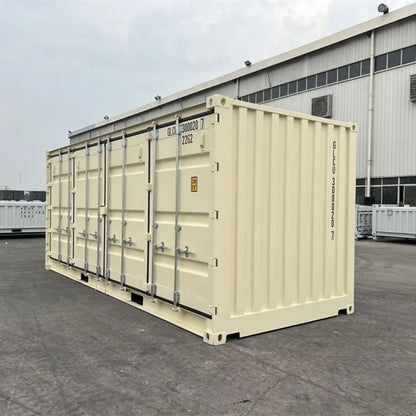 20ft Open Side (OS) Container – Nieuw en veelzijdig beige