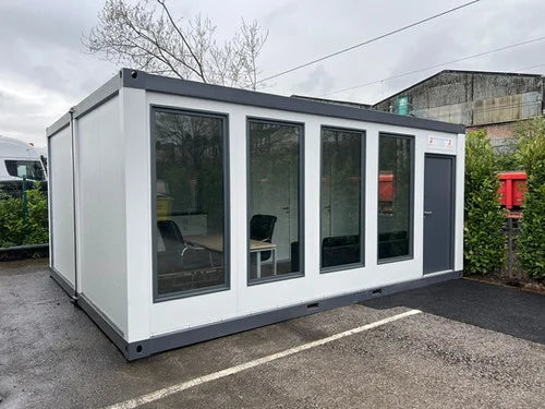 Verplaatsbare kantoormodules met opbergruimte en geïntegreerde badkamer