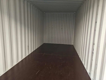 Gebruikte beige container van 20 voet