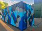 20-voets zeecontainer – camouflage afwerking