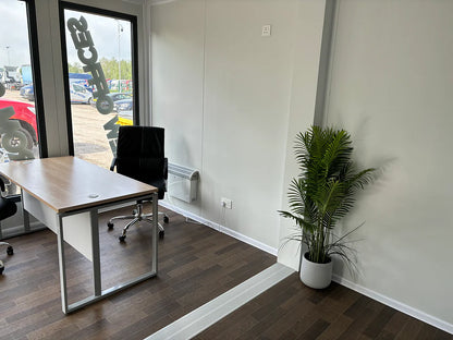 Verplaatsbare kantoormodules met opbergruimte en geïntegreerde badkamer