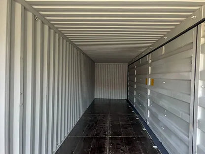 40-voets High Cube zeecontainer – zijopening