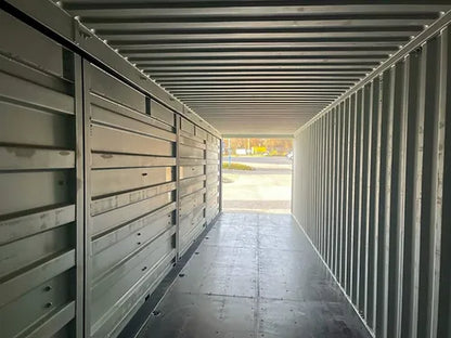 40-voets High Cube zeecontainer – zijopening