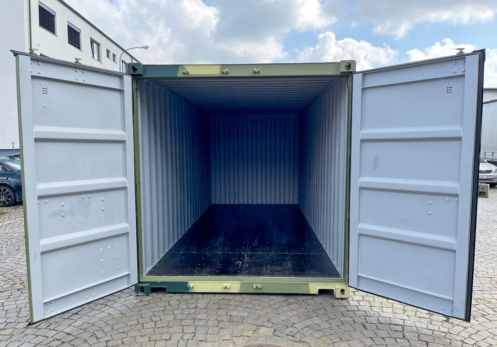 20-voets zeecontainer – Camouflageontwerp