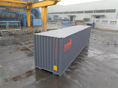 Nieuwe 40ft High Cube container, grijs
