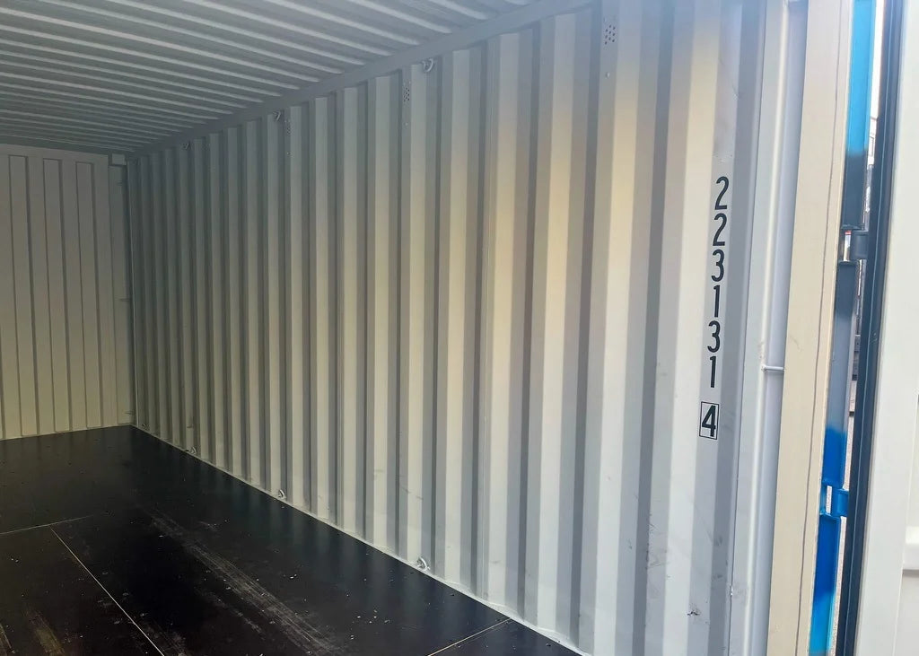 20-voets zeecontainer – camouflage afwerking