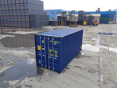Nieuwe 20ft High Cube container, blauw