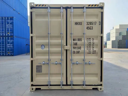 40ft High Cube Open Side (OS) container – Nieuw beige