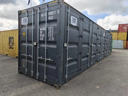 40-voets High Cube-container met 4 zijopeningen