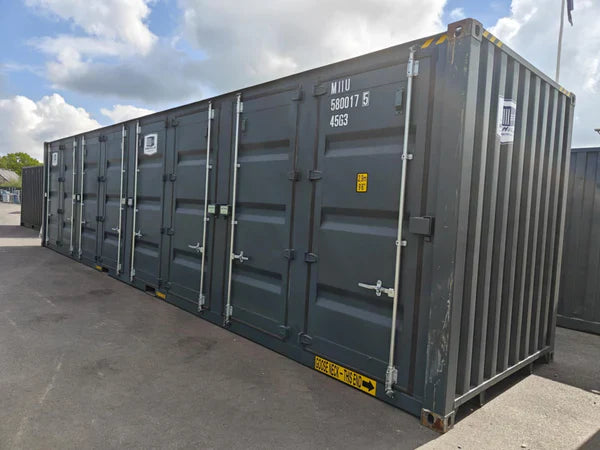 40-voets High Cube-container met 4 zijopeningen