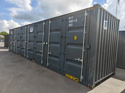 40-voets High Cube-container met 4 zijopeningen