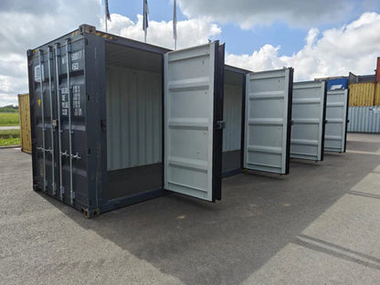 40-voets High Cube-container met 4 zijopeningen