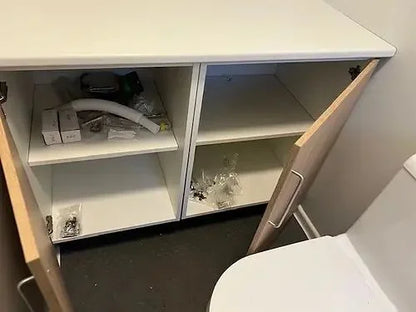 Kantoorcontainer met badkamer en opbergruimte