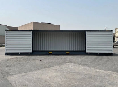 40ft Open Side (OS) Container – Nieuw Grijs