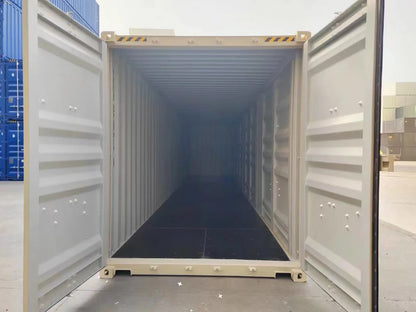 40ft High Cube Open Side (OS) container – Nieuw beige