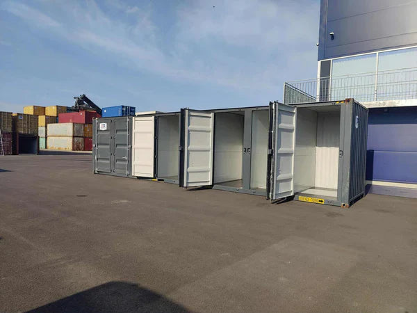 40-voets High Cube-container met 4 zijopeningen