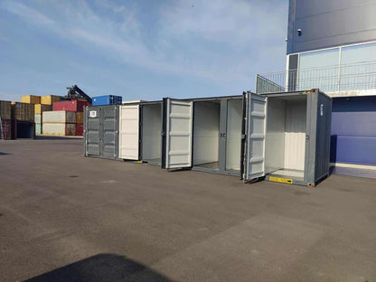 40-voets High Cube-container met 4 zijopeningen