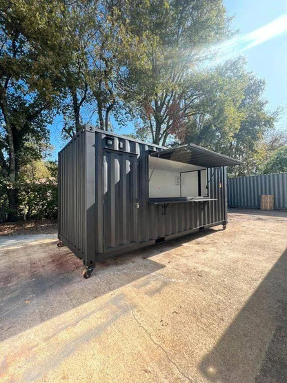 Geïsoleerde container met serviceluiken