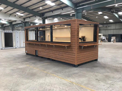 20' Cafetaria-/snackbarcontainer – Mobiel en functioneel