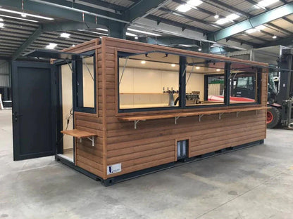 20' Cafetaria-/snackbarcontainer – Mobiel en functioneel