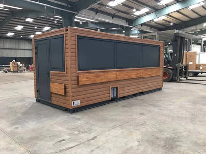 20' Cafetaria-/snackbarcontainer – Mobiel en functioneel