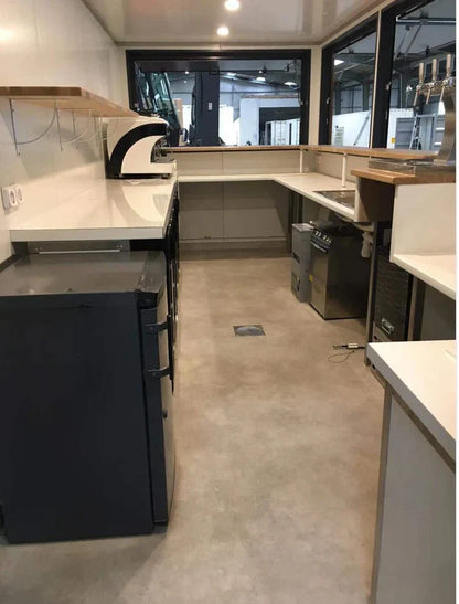 20' Cafetaria-/snackbarcontainer – Mobiel en functioneel