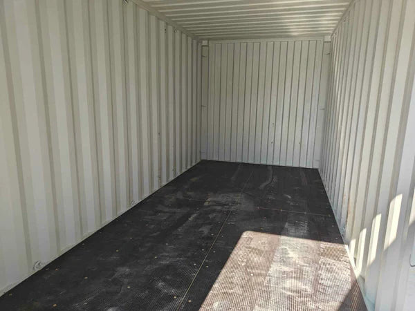 Gebruikte groene container van 20 voet