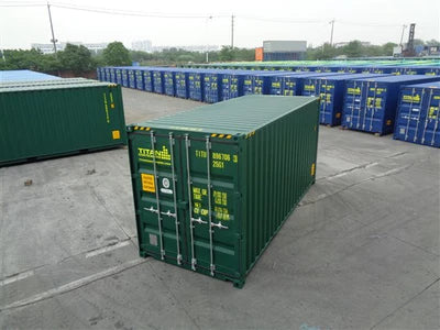 Nieuwe 20ft High Cube container groen