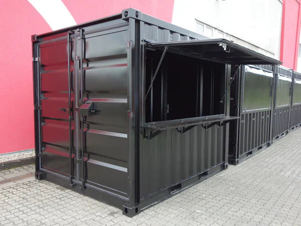Verkoopcontainer van 3 meter - Nieuwe beursstand