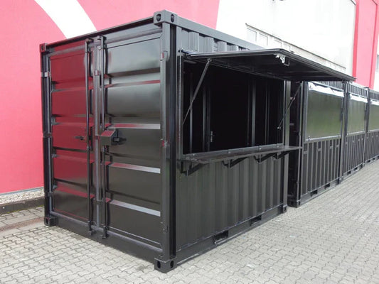 Verkoopcontainer van 3 meter - Nieuwe beursstand