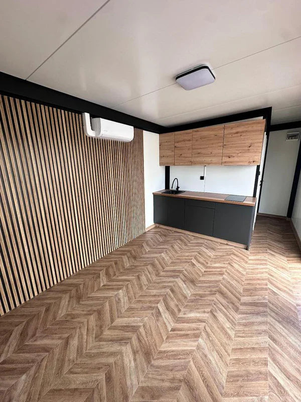 Luxe geprefabriceerde module met douche