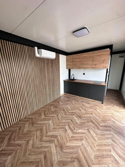 Luxe geprefabriceerde module met douche